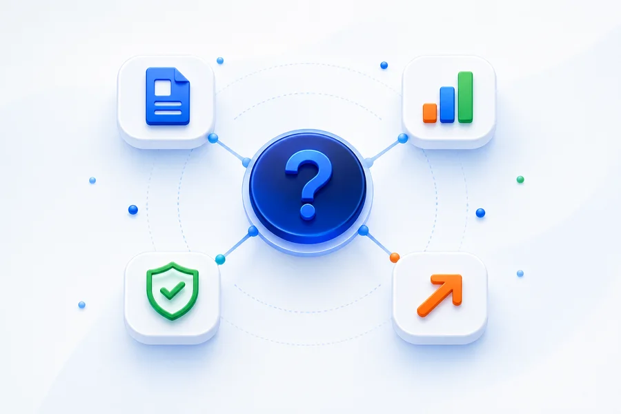 Buyer ask connected to evidence, comparison and business action
