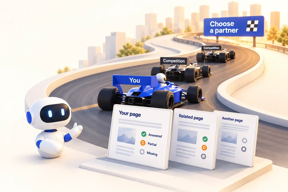 Racing and AI research illustration for Review website coverage